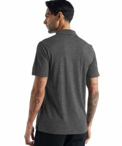 Vamosoutdoors Shirts M's Tech Lite II Short Sleeve Polo- Gritstone Heather