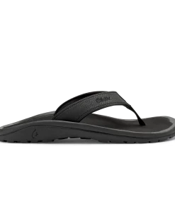 Olukai M's Ohana Sandals - Black Footwear