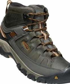 Vamosoutdoors Shoes Targhee III Mid Waterproof - Black Olive/Golden Brown WIDE FIT