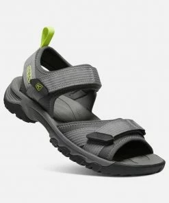 Keen Footwear M's Targhee III Open Toe Sandal - Steel Grey/Eve