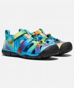 Keen Little Kids' Seacamp II CNX - Vivid Blue/Tie Dye