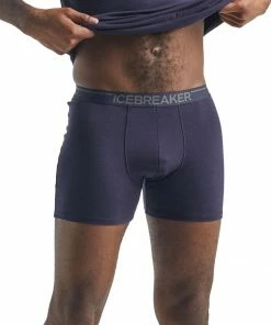 Icebreaker M's Anatomic Boxers- Navy
