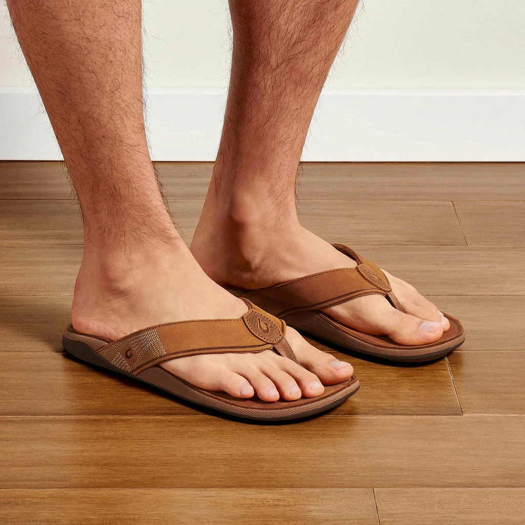Olukai Footwear M's Tuahine Sandals - Toffee
