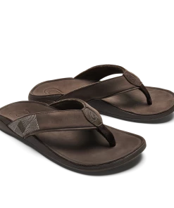 Olukai M's Tuahine Sandals - Dark Wood Footwear