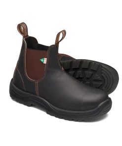 Blundstone Work & Safety 162 - Stout Brown Steel Toe