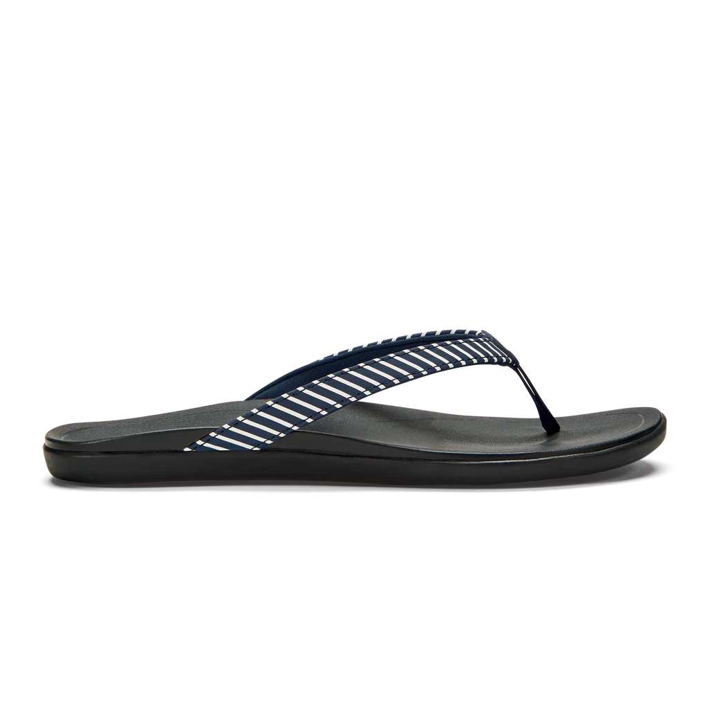 Olukai W's Ho'opio Sandals - Trench Blue / Stripe 1 Olukai W's Ho'opio Sandals - Trench Blue / Stripe