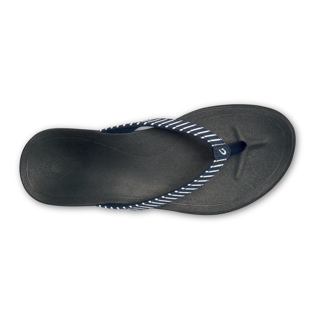 Olukai W's Ho'opio Sandals - Trench Blue / Stripe 2 Olukai W's Ho'opio Sandals - Trench Blue / Stripe
