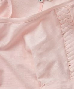 Sandwich Detailed Sleeve Top WOMENS