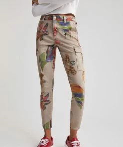 Desigual WOMENS Tropical Ankle Trousers
