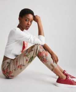 Desigual WOMENS Tropical Ankle Trousers