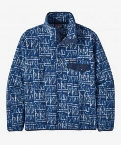 Vamosoutdoors M's Lightweight Synchilla® Snap-T® Fleece Pullover- Stone Blue Sweaters
