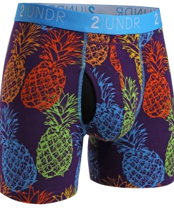 2 UNDR Swing Shift Boxer Briefs - Pina Colada Base Layers