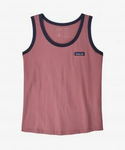 Patagonia W's P-6 Label Organic Tank - Light Star Pink