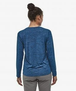 Patagonia W's L/S Capilene Cool Shirt - Viking Blue WOMENS