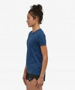 Patagonia WOMENS W's Capilene Cool Shirt - Viking Blue 7 Patagonia WOMENS W's Capilene Cool Shirt - Viking Blue