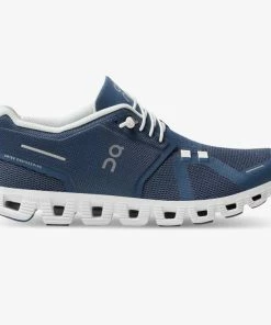 ON Running W's Cloud 5 - Denim/White Footwear