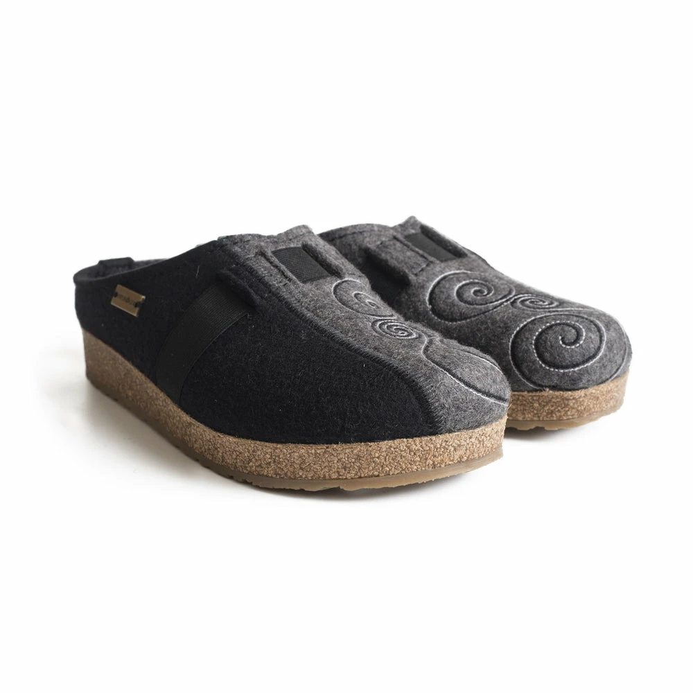 Vamosoutdoors W's Haflinger Magic - Black/Grey Footwear 1 Vamosoutdoors W's Haflinger Magic - Black/Grey Footwear
