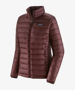 Vamosoutdoors WOMENS W's Down Sweater Jacket - Dark Ruby