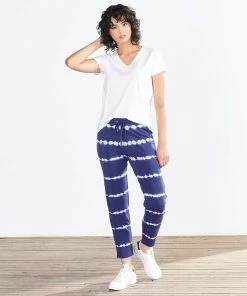 Hatley WOMENS W's Adrien Joggers - Navy Tie Dye