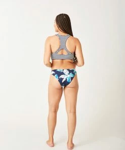 Vamosoutdoors W's Sanitas Reversible Top - Stargazer/Navy Stripe