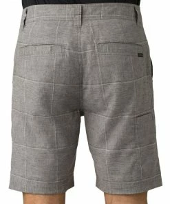 Vamosoutdoors Furrow Short 8" Inseam - Gravel Plaid