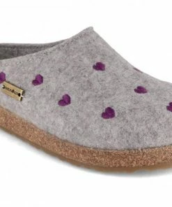 Vamosoutdoors Haflinger Clogs Sweetheart - Stone Gray