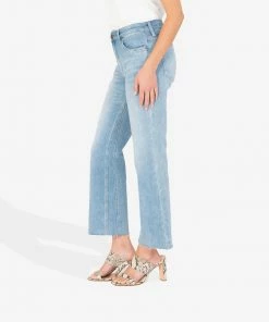 Kut Denim W's Kelsey Fab Ab Ankle Flare- Dignified WOMENS