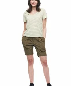 Indyeva WOMENS KURAK Shirt - Dark Topaz Stripe