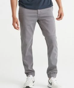 Duer M's No Sweat Jogger- Skyline Grey