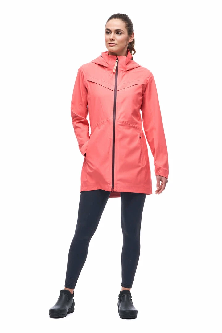 Indyeva W's Kisa 2.5L Rain Jacket - Pomelo 1 Indyeva W's Kisa 2.5L Rain Jacket - Pomelo