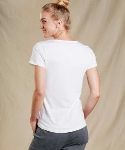 Toad&Co WOMENS W's Marley II Short Sleeve Tee- White