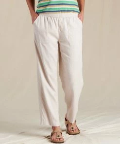 Toad&Co W's TAJ Hemp Pant- Oatmeal Chambray WOMENS