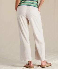 Toad&Co W's TAJ Hemp Pant- Oatmeal Chambray WOMENS