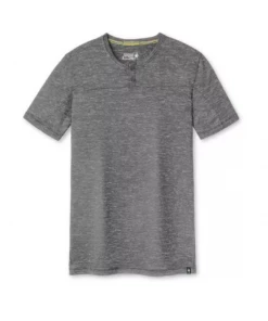 Smartwool M's Merino Hemp Blend Short Sleeve - Gray Heather 6 Smartwool M's Merino Hemp Blend Short Sleeve - Gray Heather