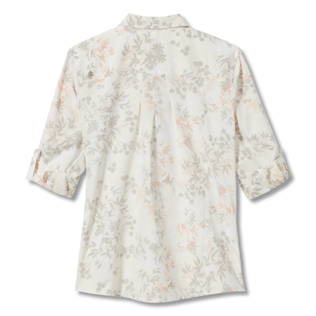 Royal Robbins W's Expedition 3/4 Sleeve - Creme Zephyr Pt WOMENS 4 Royal Robbins W's Expedition 3/4 Sleeve - Creme Zephyr Pt WOMENS