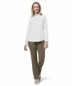 Royal Robbins W's Expedition II Long Sleeve - White WOMENS