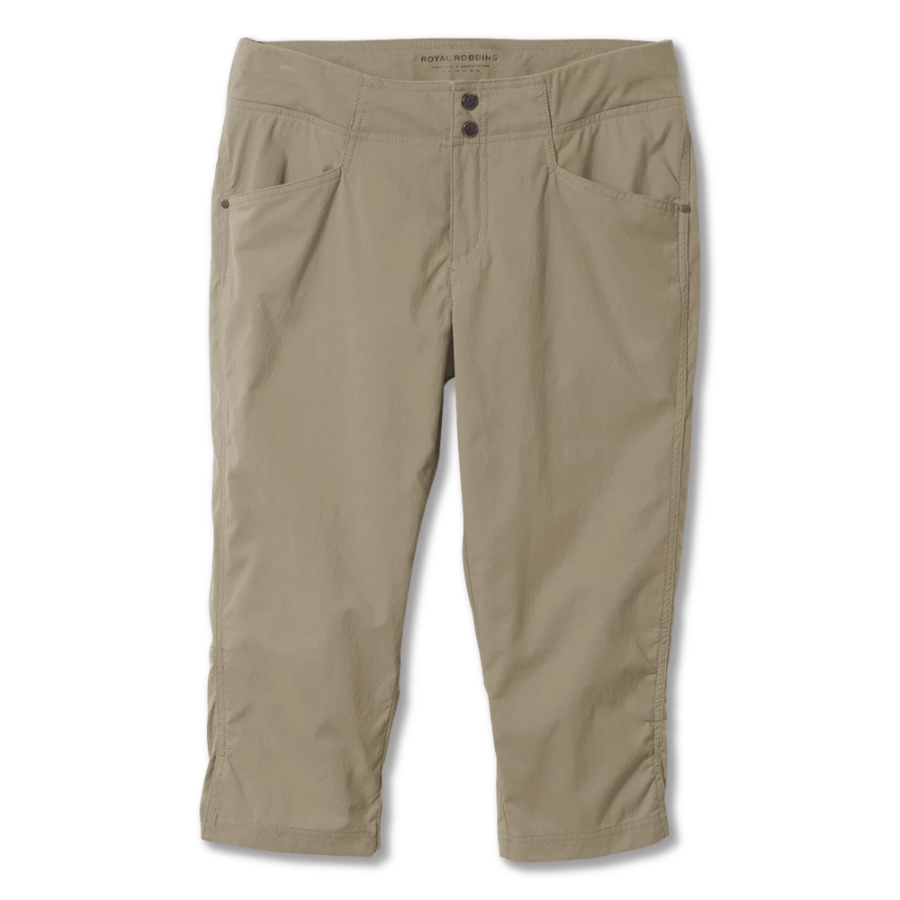 Royal Robbins W's Jammer II Capri - Khaki WOMENS 3 Royal Robbins W's Jammer II Capri - Khaki WOMENS