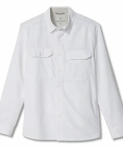 Royal Robbins Shirts M's Global Expedition L/S - White