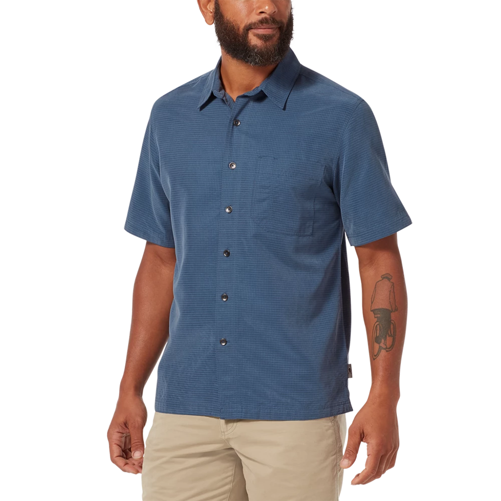 Royal Robbins M's Desert Pucker Dry S/S - Collins Blue 1 Royal Robbins M's Desert Pucker Dry S/S - Collins Blue