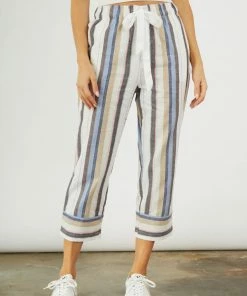 Zaket & Plover W's Stripe Pant - Natural