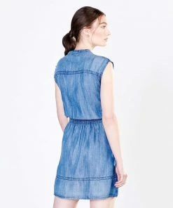 Hatley Abby Dress - Medium Blue Wash WOMENS