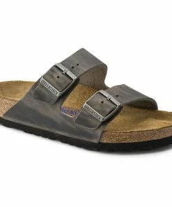 Birkenstock Arizona Oiled Soft Footbed Leather Iron