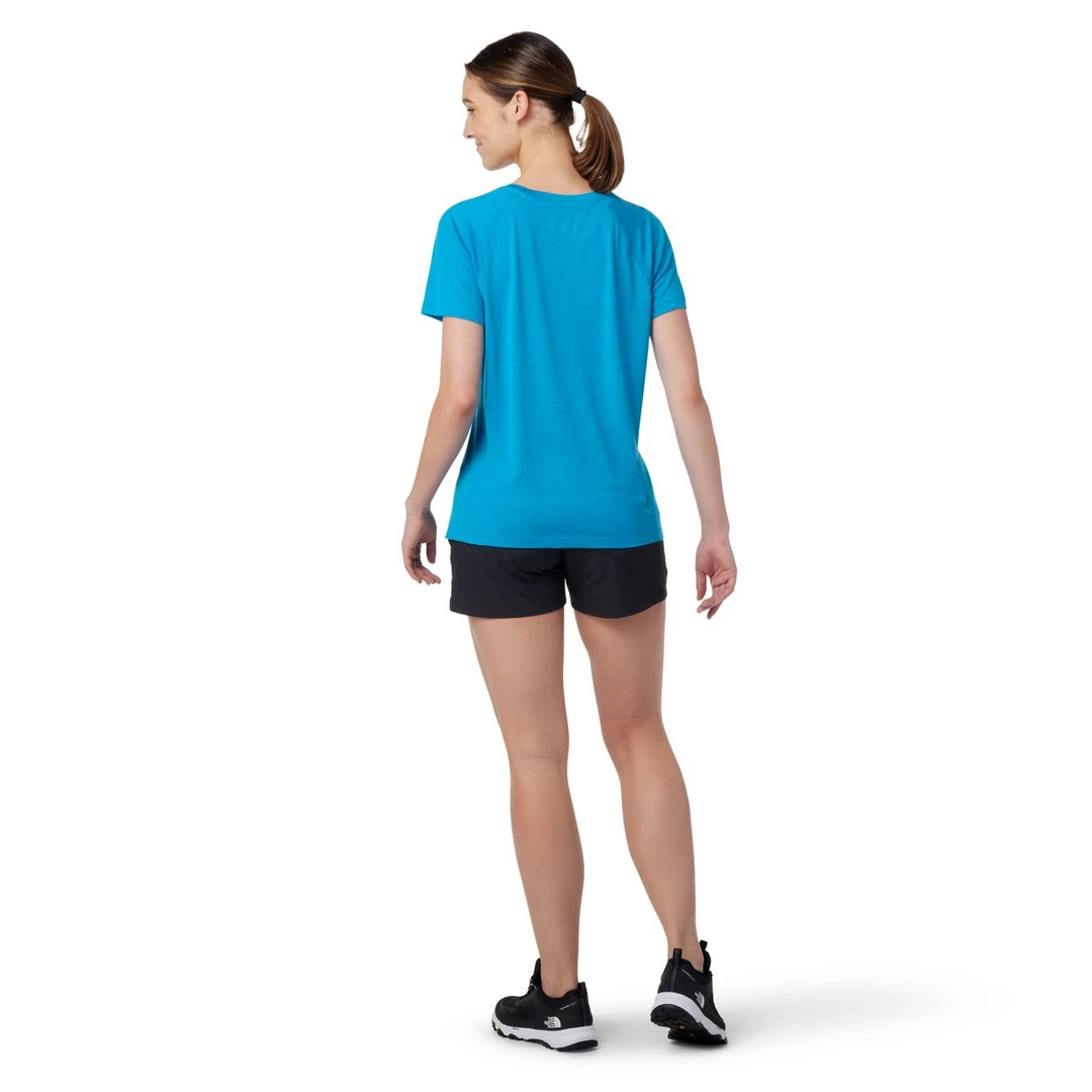 Smartwool W's Merino Sport 120 Shirt - Hawaiian Surf WOMENS 2 Smartwool W's Merino Sport 120 Shirt - Hawaiian Surf WOMENS
