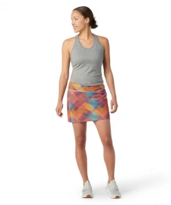 Smartwool WOMENS W's Merino Sport Lined Skirt - Festive Fuchsia Plaid