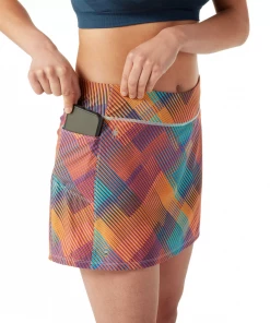 Smartwool WOMENS W's Merino Sport Lined Skirt - Festive Fuchsia Plaid