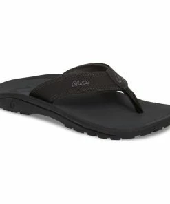 Olukai M's Ohana Sandals - Black/Dark Shadow Footwear
