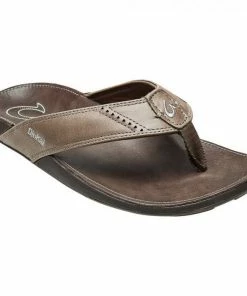 Olukai Men's Nui - Mustang/Espresso