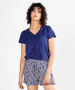 Hatley River Tee - Patriot Blue WOMENS