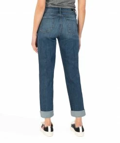 Vamosoutdoors WOMENS Catherine Boyfriend High Rise Fab Ab Roll Up - Qualitative