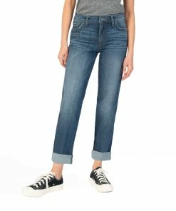 Vamosoutdoors WOMENS Catherine Boyfriend High Rise Fab Ab Roll Up - Qualitative